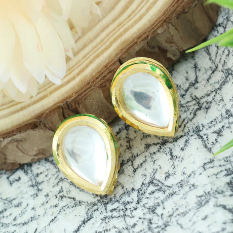 Elevate your style with Mekkna's exquisite gold plated earrings