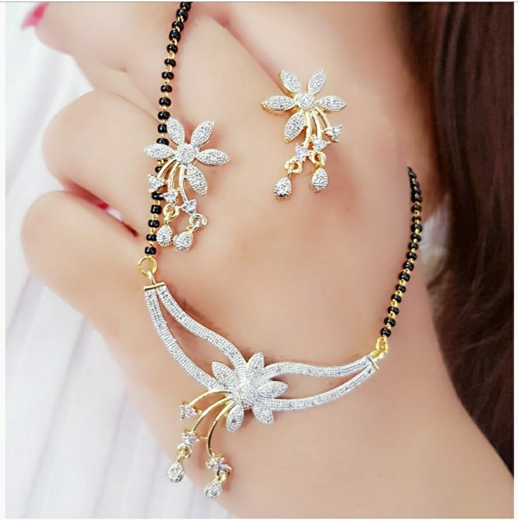 Mangalsutra with earrings for women | Buy Mangalsutra with earrings online