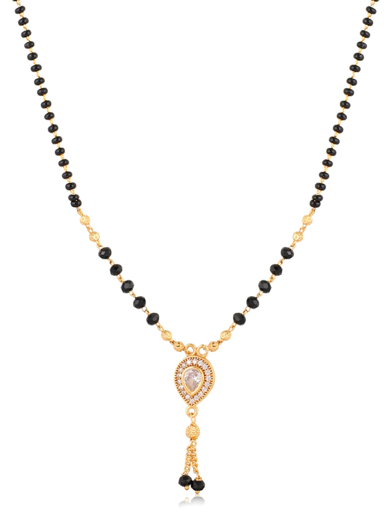 Mekkna Presents Traditional Gold Plated Mangalsutra for Women | Buy This Mangalsutra Online from Mekkna