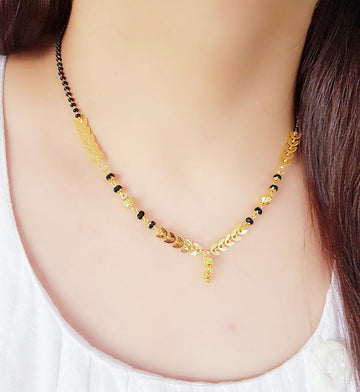Gold Plated Mangalsutra for Women | Buy This Mangalsutra Online from Mekkna