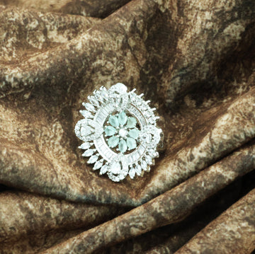 Mekkna Women's Pride Silver Plated Traditional Rings For Women | Buy This Ring Online from Mekkna